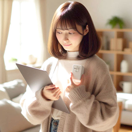 USB ポートが付いたコンセント用充電器とは