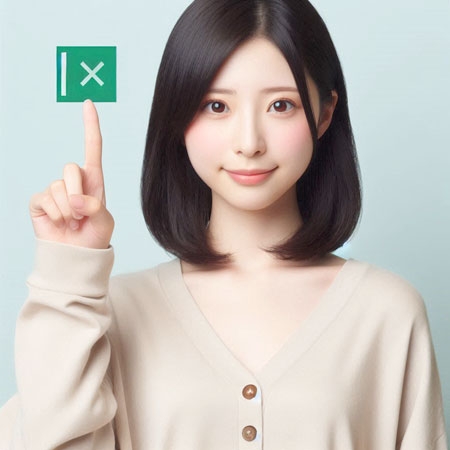 Excel で同じ意味でも違うデータと見なされる例