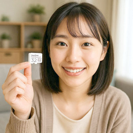 日産の純正ドラレコで利用される microSD の特徴