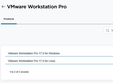 ダウンロード可能一覧の表示