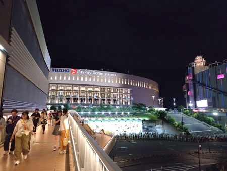 右手にタワーマンションが見える道を北へ
