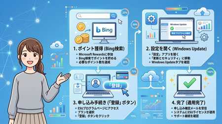 Windows10 ESU の申し込み手順（画像付きで解説）