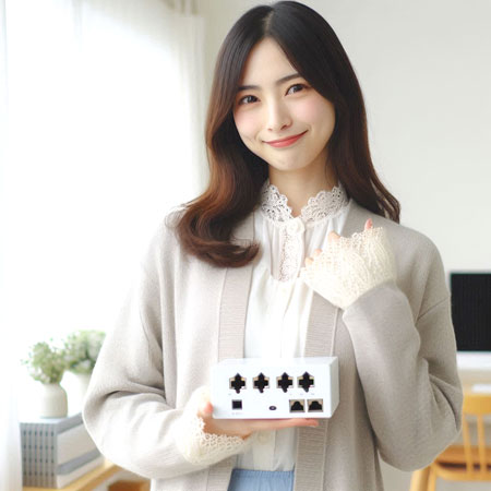 インターネットにつながらない時に ONU の状態を確認する