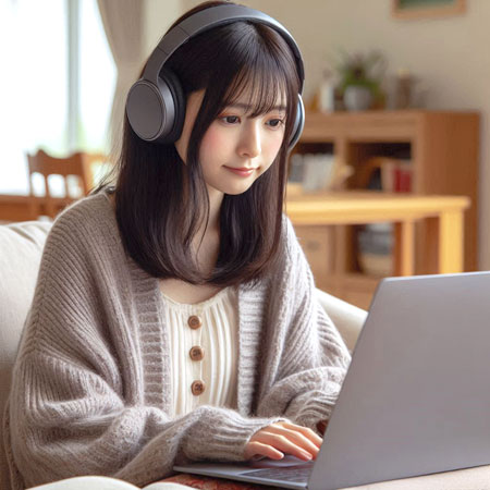 ディスプレイを見ながらタイピングするブラインドタッチとは