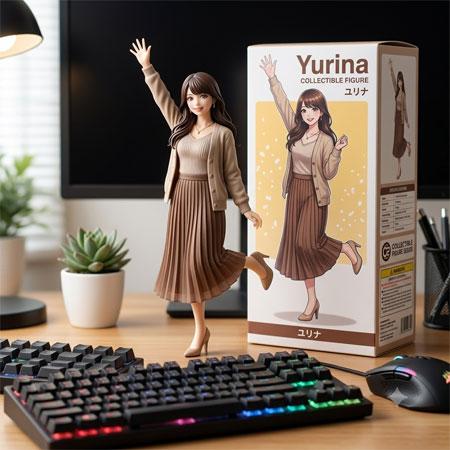 AI で作成したフィギュア画像
