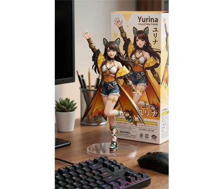 衣装シートからフィギュア画像を生成