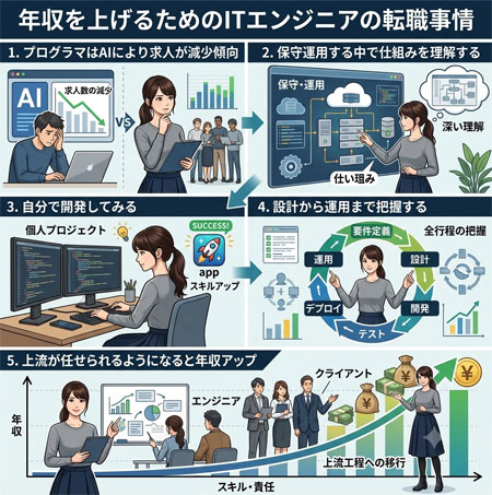 ITエンジニアの転職事情のまとめ