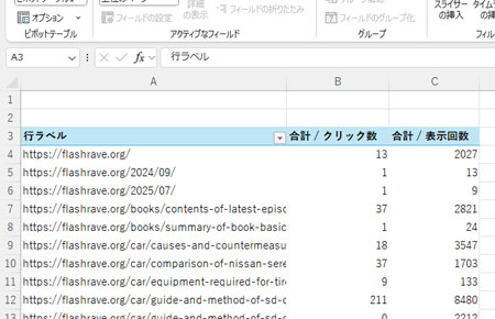 合計・件数になっているかを確認